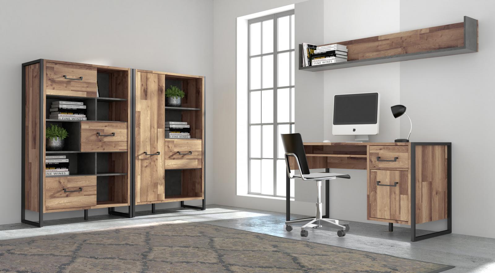 Kolekcja mebli HUD Forte dąb klepkowy - aranżacja