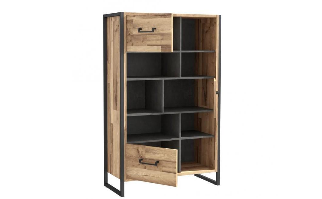 Regał HUDR423 dąb klepkowy Forte