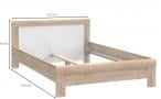 Stelaż łóżka Julietta JLTL162 Forte 160x200 Dąb Sonoma