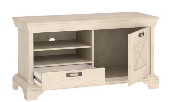 Szafka RTV z kolekcji Kashmir Pinia Biała