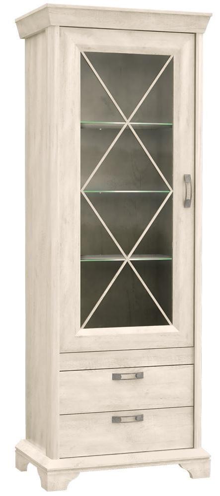 Kashmir witryna Forte Pinia Biała