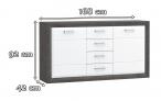 Komoda Lennox new ENXK231 Forte