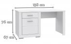 biurko biale forte snow SNWB21-C50 Forte