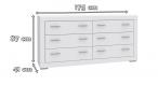 Komoda Snow SNWK26 Forte