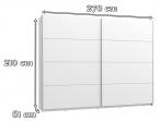 Szafa ubraniowa Starlet white STPS124E1 Forte