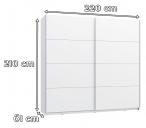 Szafa ubraniowa Starlet white STPS924E1 Forte
