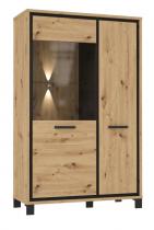 Witryna L dąb artistan loft Trondheim TDHV622L Forte