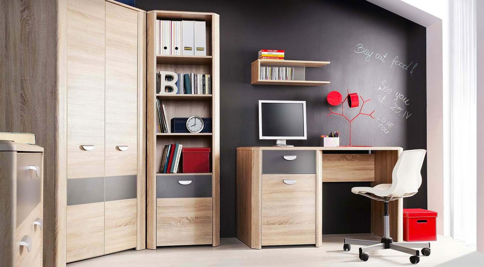 Biurko Yoop 130cm YOOP YPB21 Forte - aranżacja