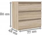 Komoda Chelsea CHLK23-D30F Forte