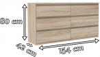 Komoda Chelsea CHLK26-D30F Forte