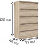 Komoda Chelsea CHLK45-D30F Forte