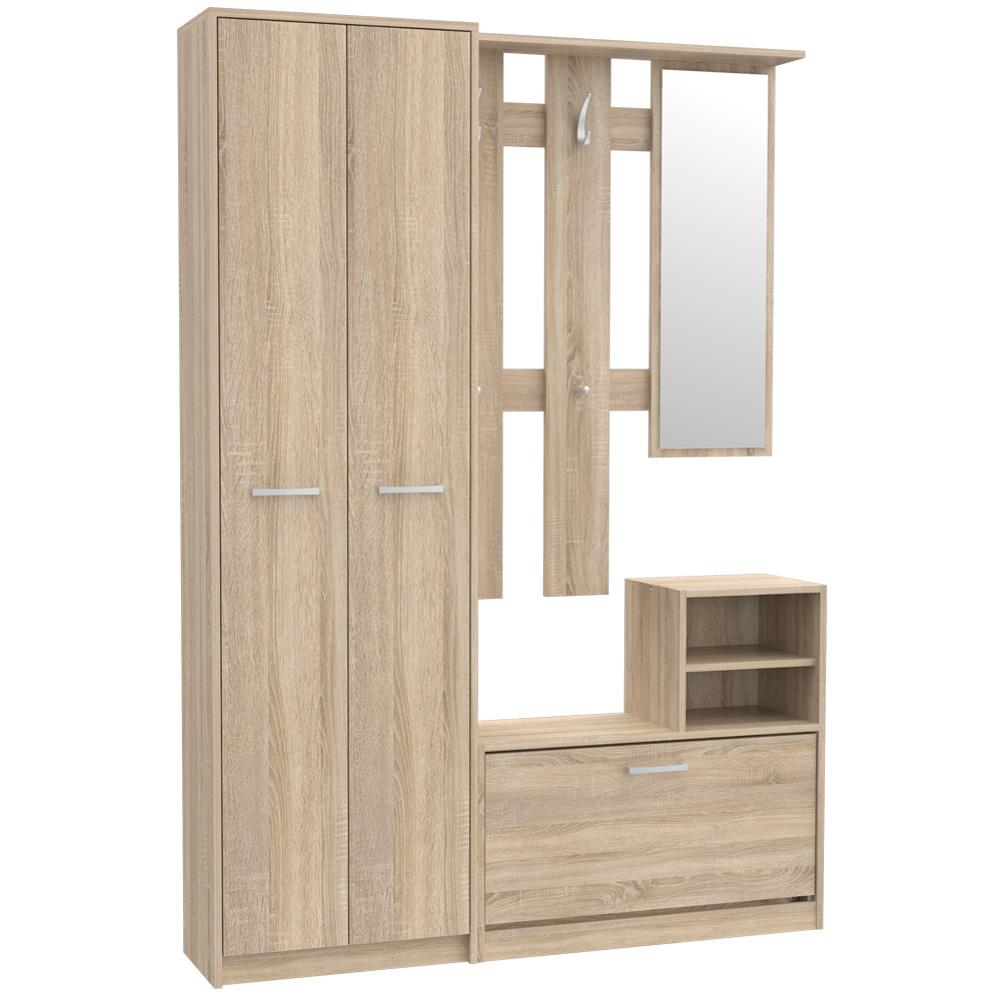 meblościanka na przedpokój Forte dąb sonoma