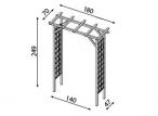 Drewniana Pergola Asceza ceny