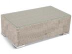 Stolik kawowy technorattan NILAMITO 90x50 Light Grey