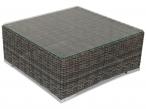 Stolik z technorattanu LIGURITO 70x70 Dark Grey
