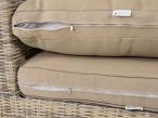 Fotel z technorattanu LIGURITO Beige
