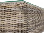 Stolik z technorattanu LIGURITO 70x70 Beige