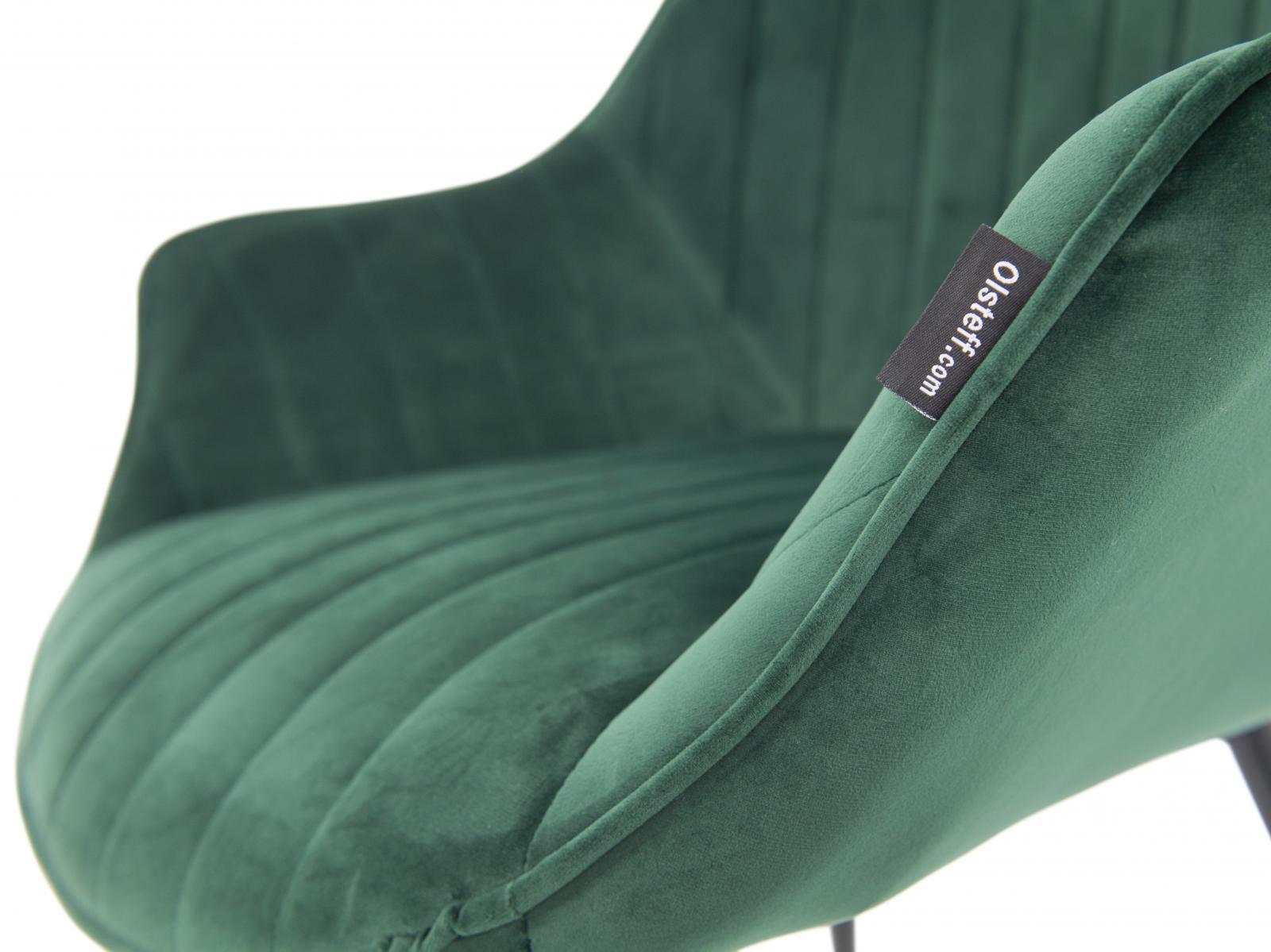 Krzesło tapicerowane Bergen jasnoszare