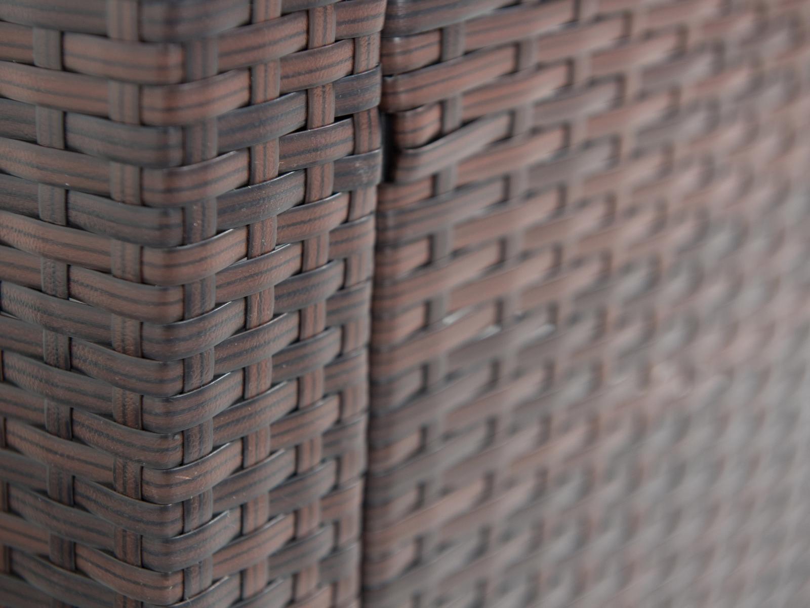 plecionka technorattanowa kompletu mebli ogrodowych