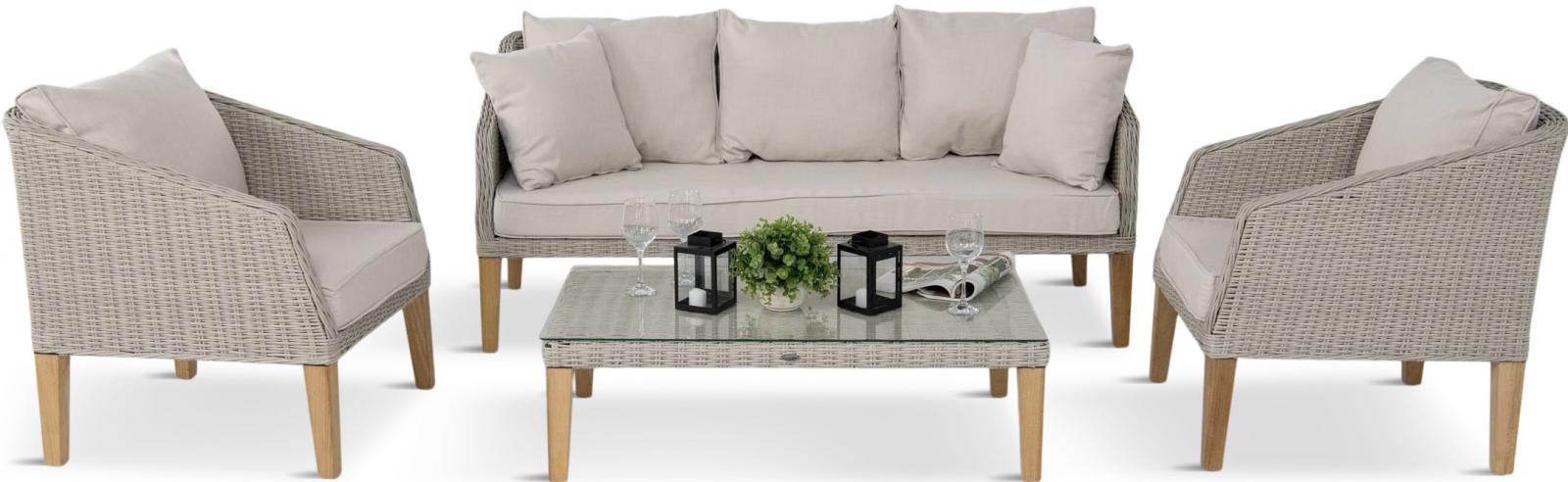 ogrodowy zestaw w stylu skandynawskim