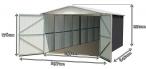 Garaż blaszany 3x6,5 Yardmaster 1020A (19m2)
