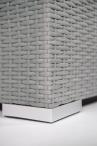 2x moduł środkowy Nilamito Grey & Grey technorattan
