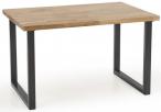RADUS 140x85 stół na metalowych nogach drewno lite