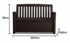 Ławka ze schowkiem Keter Patio Storage Bench White