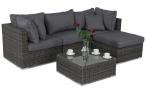 Meble technorattanowe LIGURITO V Dark Grey
