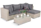 Zestaw ogrodowy technorattan NILAMITO V Light Grey