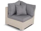 Meble z technorattanu na taras NILAMITO VI Light Grey