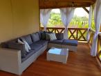 Jasne meble modułowe z technorattanu dla 6 osób Nilamito VIII Light Grey