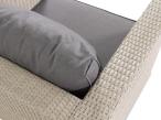 Jasne meble modułowe z technorattanu dla 6 osób Nilamito VIII Light Grey