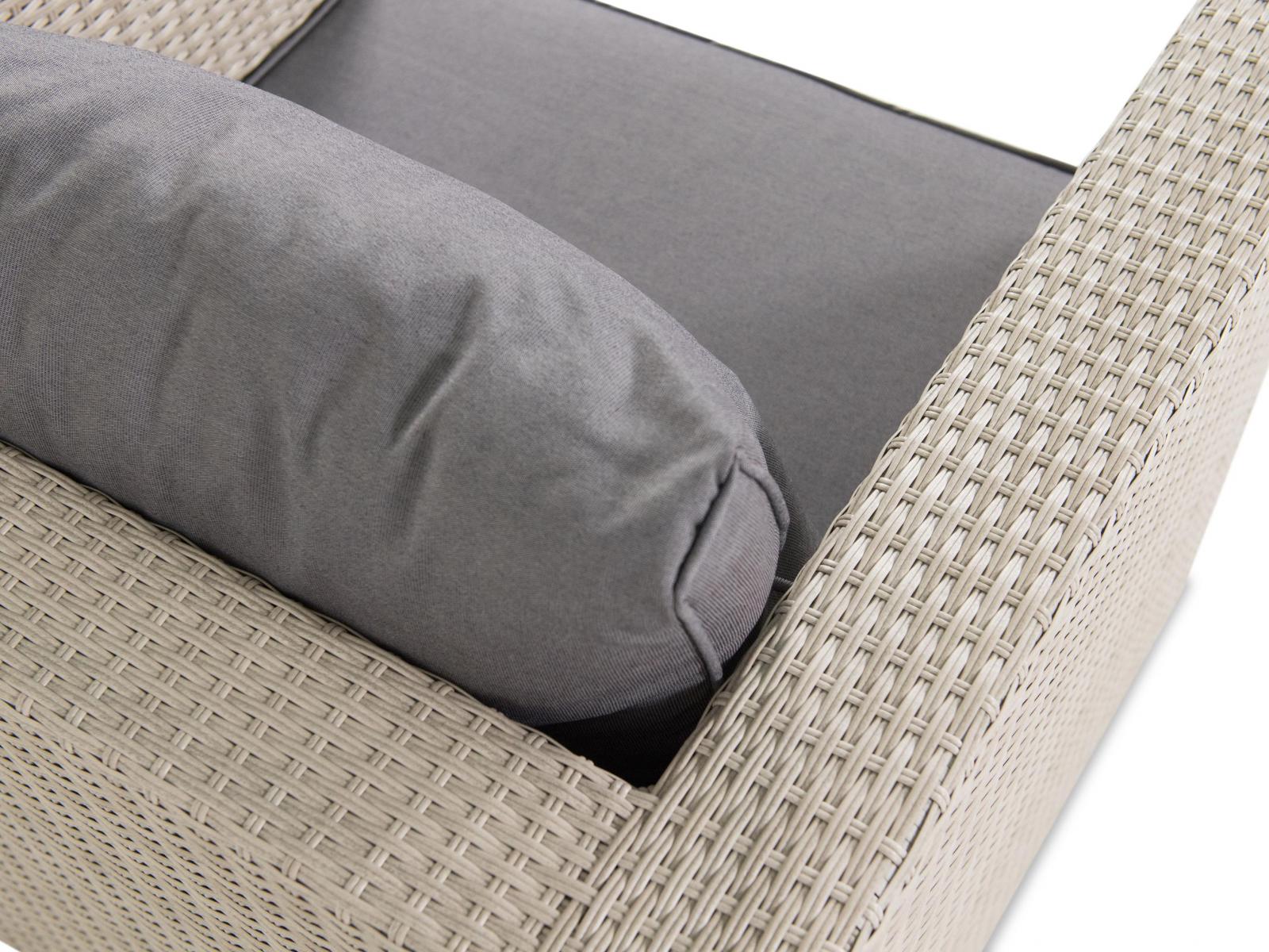 NILAMITO VIII Light Grey - fotel