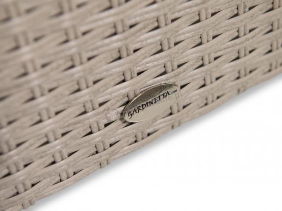 beżowa plecionka technorattanowa