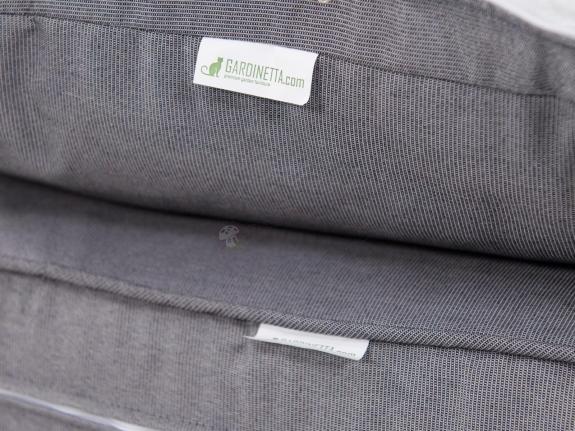 szare poduszki ogrodowe 