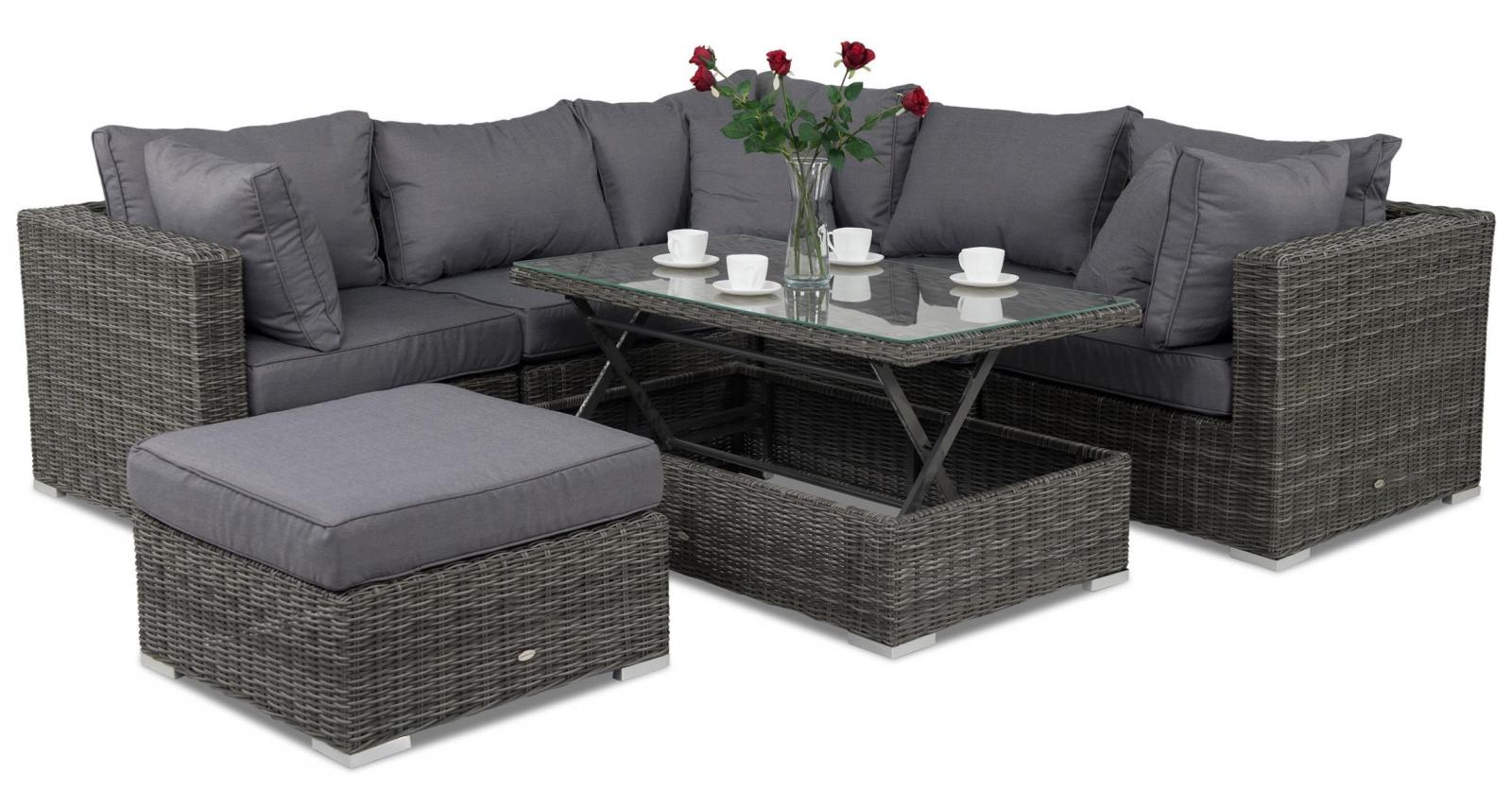 Ligurito IX Dark Grey - podniesiony stolik