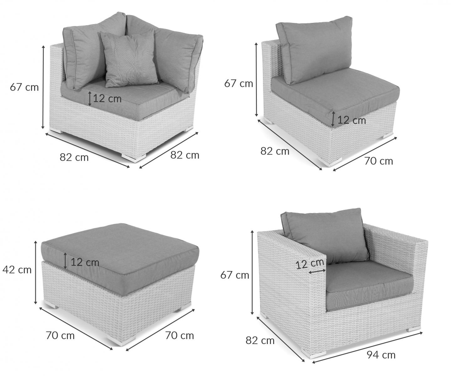 Wymiary modułów Ligurito VIII