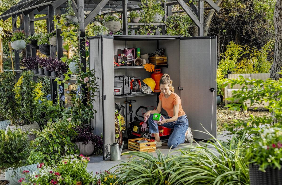 Keter Patio High Storage szafa narzędziowa ogrodowa