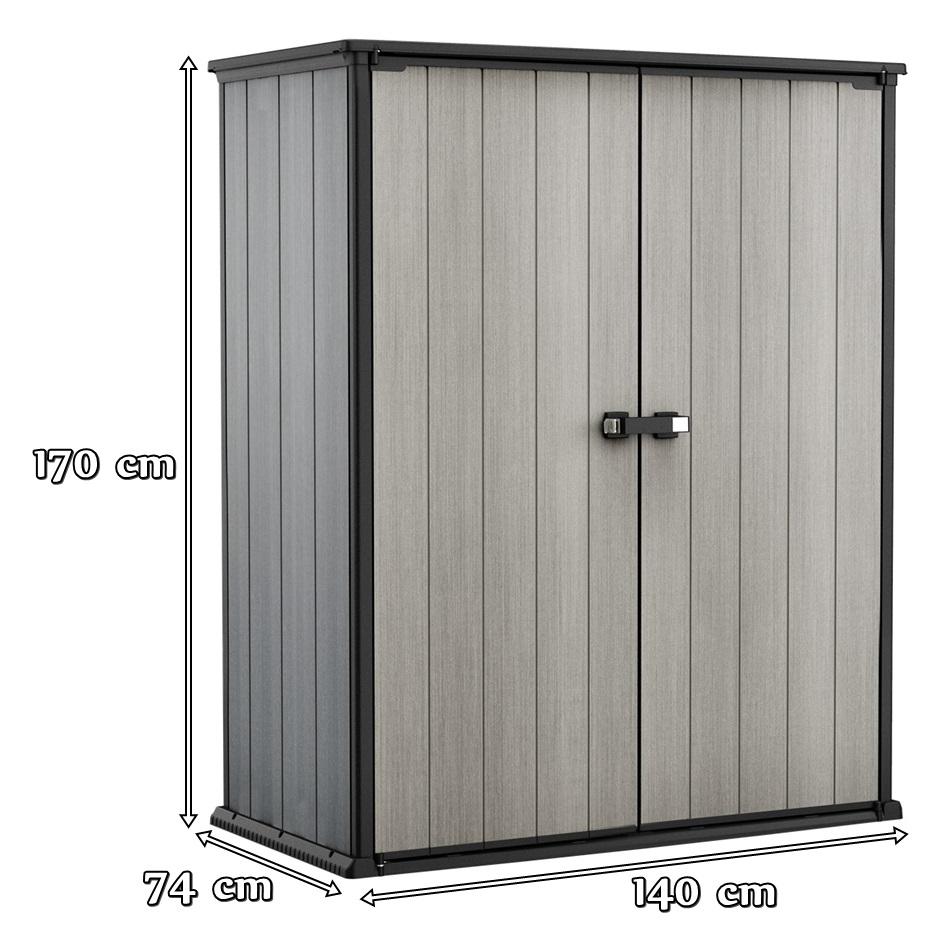 Keterp Patio High Store Plus wymiary