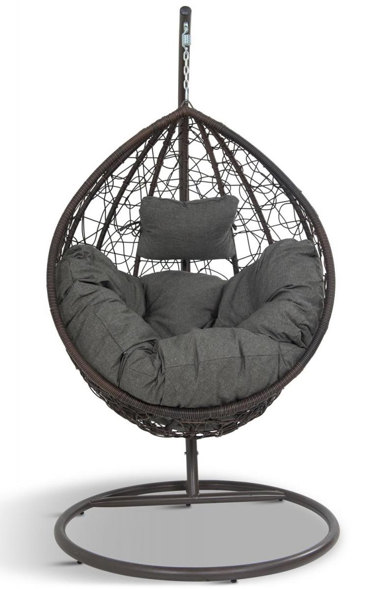 Fotel wiszący kokon - Dondolo brown elite