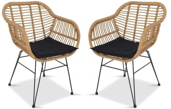 2x židle Torgiano Brown