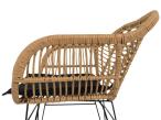 Komplet foteli na balkon technorattan Torgiano Brown