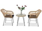 Nowoczesne meble balkonowe z technorattanu Torgiano Balcony 2+1