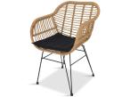 Nowoczesne meble balkonowe z technorattanu Torgiano Balcony fotel