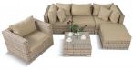 Meble tarasowe technorattan LIGURITO VI Beige