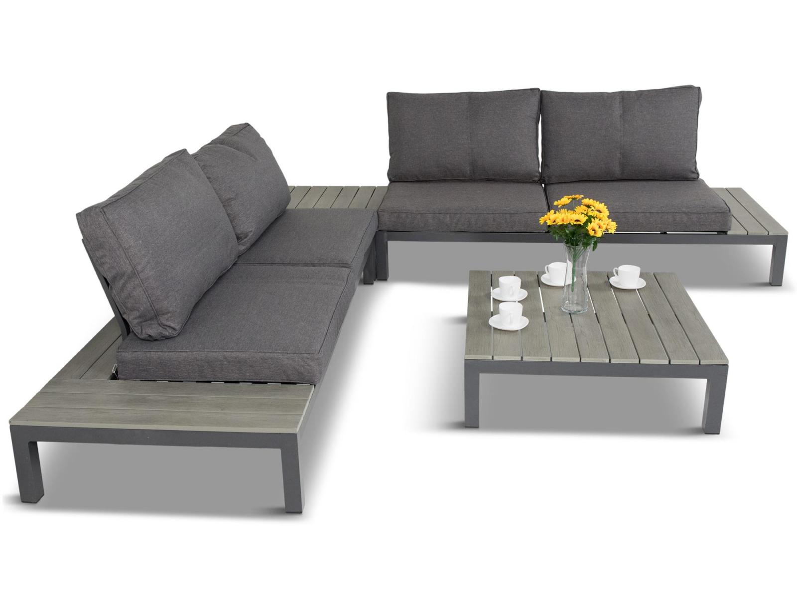 Nowoczesny narożnik na taras