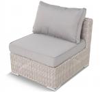 Zestaw wypoczynkowy technorattan LIGURITO VIII Off-WHITE Elite & Taupe