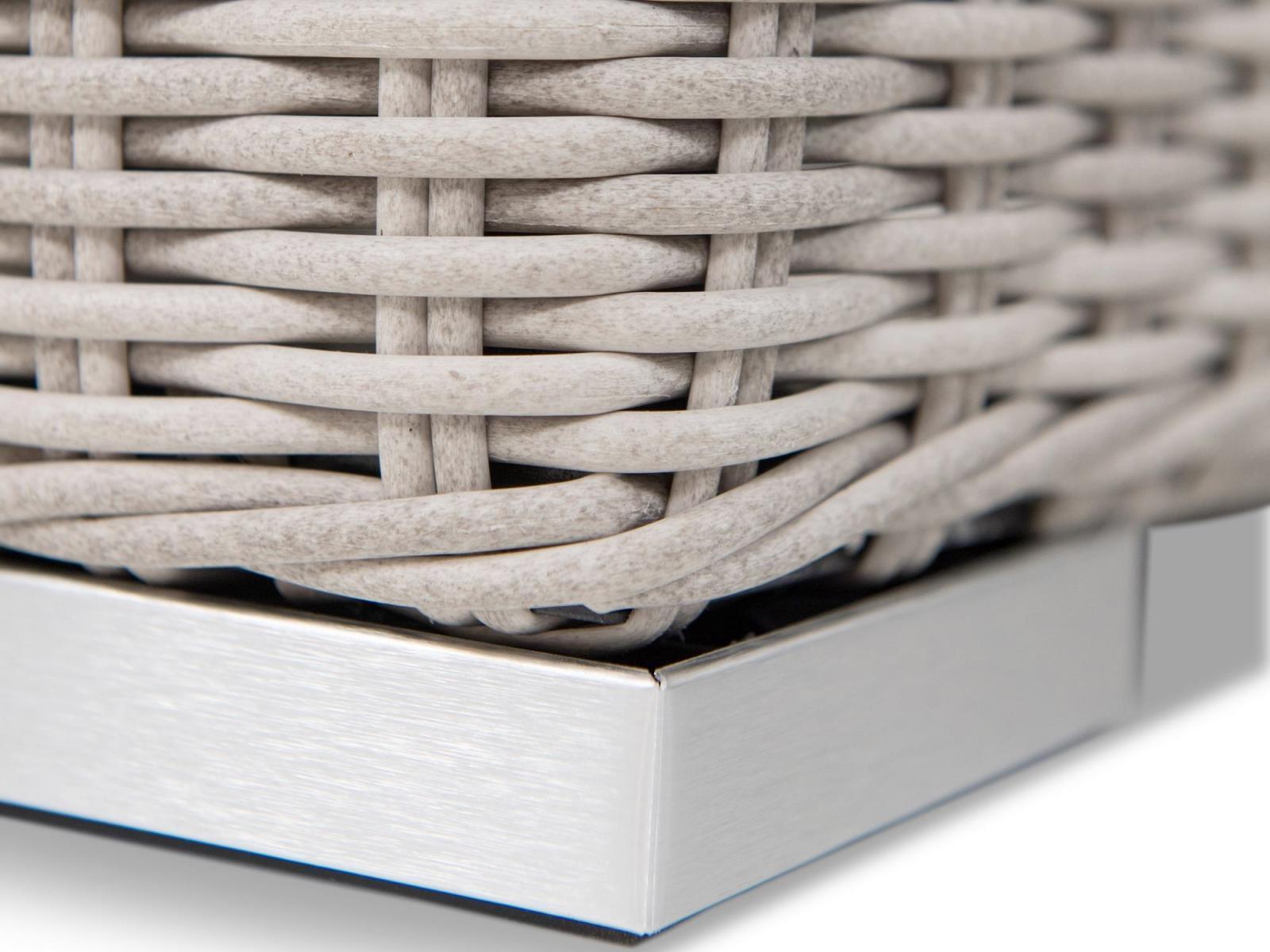 plecionka technorattanowa kompletu mebli ogrodowych