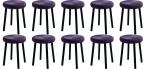Zestaw 10 taboretów do kuchni Keter Cozy Stool purpurowy